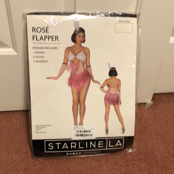 Fashion Nova Accessories - Fashion Nova Rose Flapper Costume